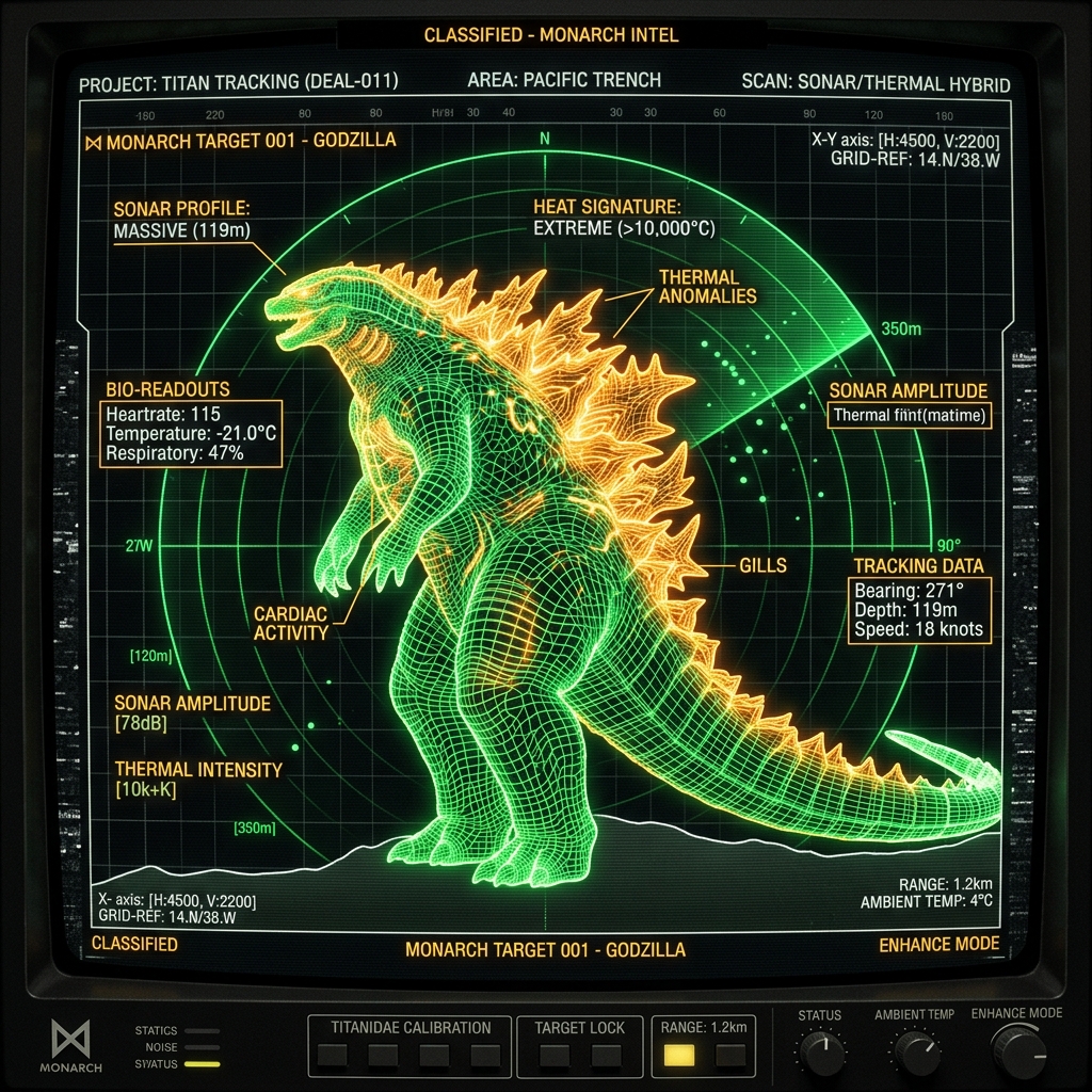 Godzilla biometric scan